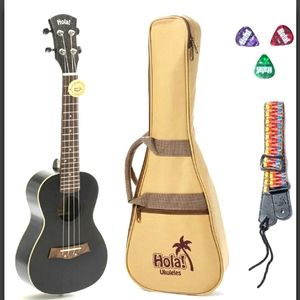 Hola! Music Concert Ukulele bundle( HM-124BK+)